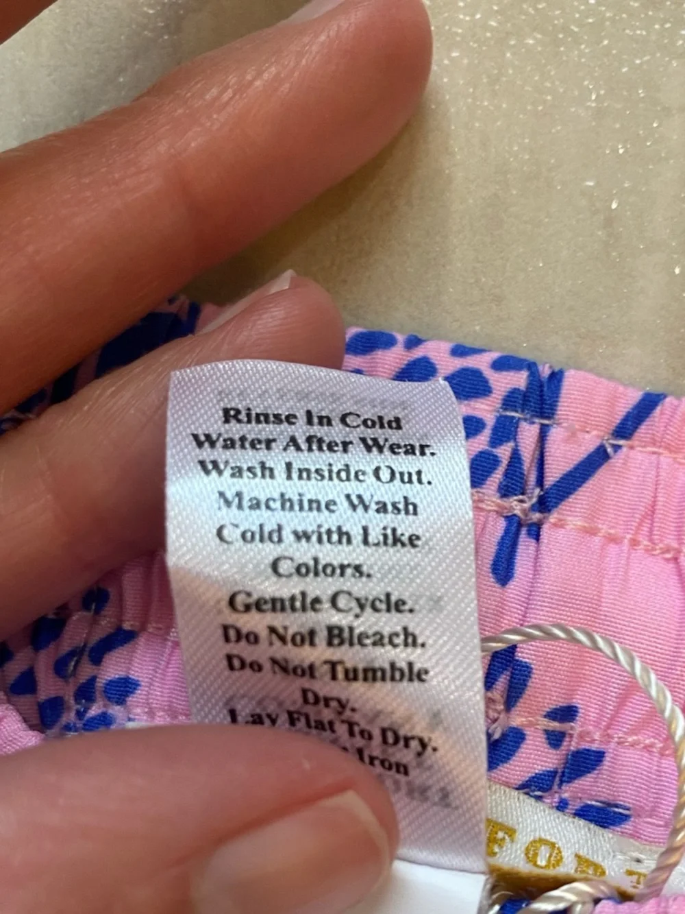 NWT The Beaufort Bonnet Company Coastal Tortola Print Swim Trunks Boys 0-6M